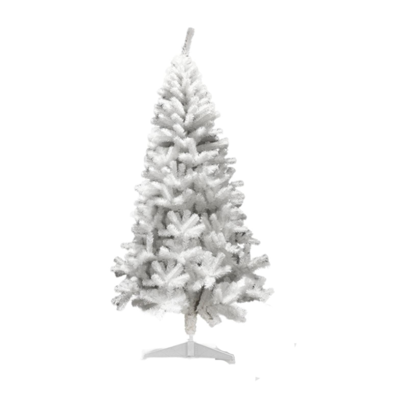 Albero di Natale Artificiale Bianco 90 CM 135 Punte Base in plastica