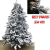 Albero di Natale - Abete Innevato Snow 210 cm 