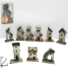 6 Casette Presepe - 8x5x10 cm 