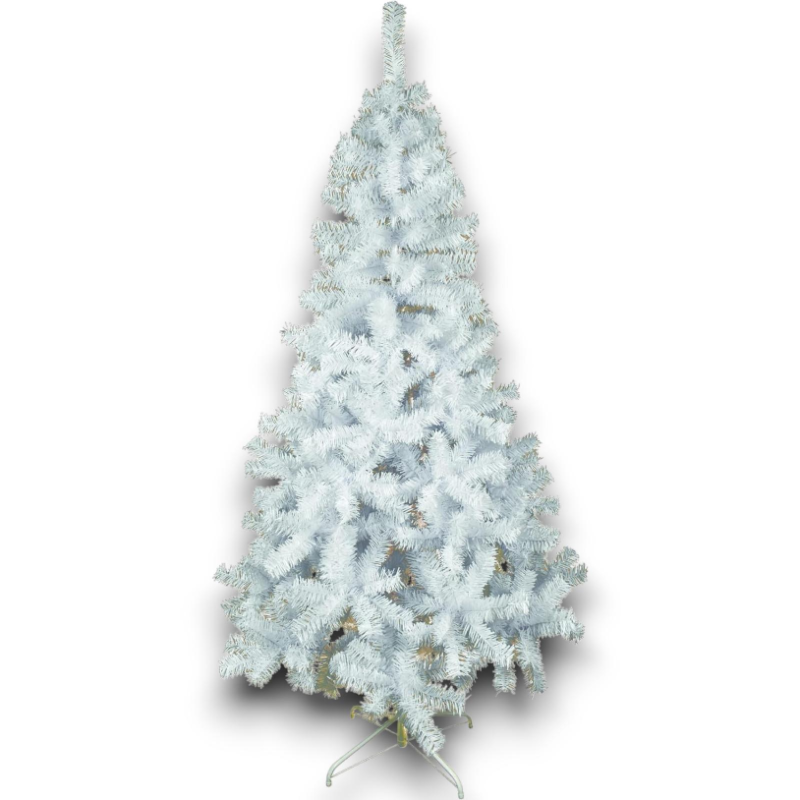 Albero di Natale Artificiale Bianco 90 CM 135 Punte Base in plastica