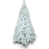 Albero di Natale Artificiale Bianco 90 CM 135 Punte Base in plastica