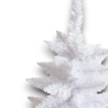 Albero di Natale Artificiale Bianco 90 CM 135 Punte Base in plastica