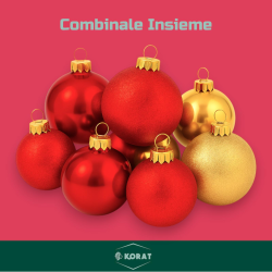 Set 54 Palline Assortite Varie Misure in Borsa PVC - Oro