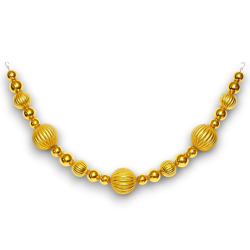 Ghirlanda 23 Palline - 190 cm - Oro