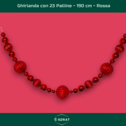 Ghirlanda 23 Palline - 190...