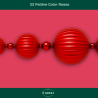Ghirlanda 23 Palline - 190 cm - Rosso