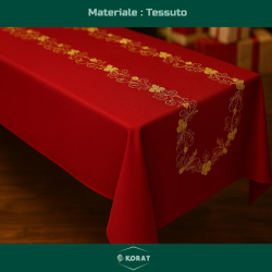 Runner in Tessuto Rosso - 40x180 Cm