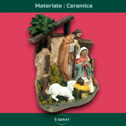 Natività con Capanna Colorata 