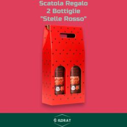 2 Scatola Bottiglia - 2 Posti - Rosso - 8,5x18x38 - HX24N03426