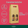 Scatola Bottiglia - 2 Posti - Oro - 8,5x18x38 - HX24N03420