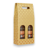 Scatola Bottiglia - 2 Posti - Oro - 8,5x18x38 - HX24N03420