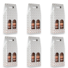 6 Scatola Bottiglia - 2 Posti - Argento - 8,5x18x38 - HX24N03423