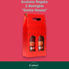 6 Scatola Bottiglia - 2 Posti - Rosso - 8,5x18x38 - HX24N03426