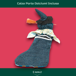 Befana Porta Dolciumi in Resina 40 cm - Con Cofanetto