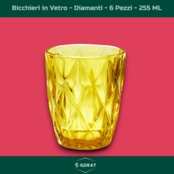 Set di 6 Bicchieri in Vetro...