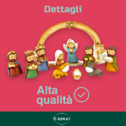 Natività con Scenario - 11 Pz - 6 Cm