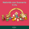 Natività con Scenario - 11 Pz - 6 Cm
