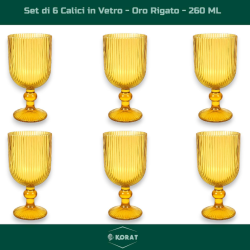 Set 6 Calici per Vino in...