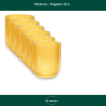 Set 6 Bicchieri in Vetro - Oro Rigato - 270 ML