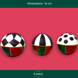 Palline di Natale Decorate a Mano – Set da 3 Pezzi da 12 cm, Plastiche Infrangibili con Motivi Eleganti