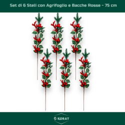 Set da 6 Steli da 75 cm per...