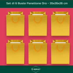 Buste Porta Panettone Oro –...