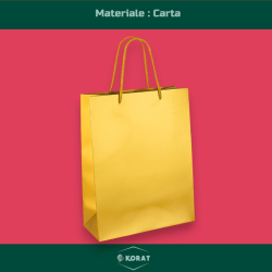 Buste Porta Panettone Oro – Set da 6, con Manici in Corda