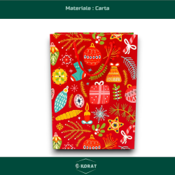 Set di 12 Buste Regalo in Carta - Natalizia con 3 Modelli Diversi - 33x25x10 cm