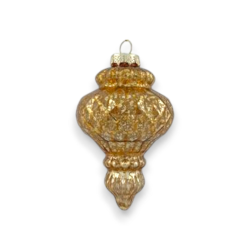 Palla Vetro a Goccia Oro -...