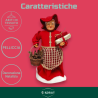 Mamma Natale - 45 cm - Con Abito Natalizio Rosso
