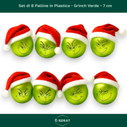 Set di 8 Palline - Grinch...