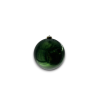 3x Palla di Natale Gigante Ø 15 e 20 cm in Plastica LUCIDA PERLATA E OPACA GLITTER VERDE