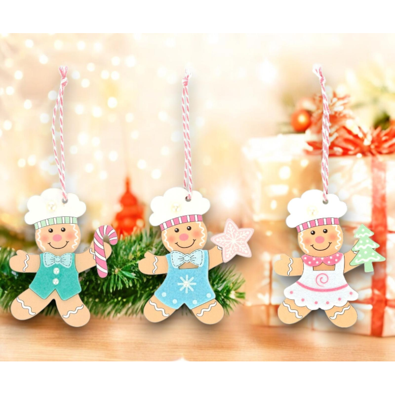 Star - Decorazione Natalizia - Chef - 9x11 - 108068