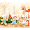 Star - Decorazione Natalizia - Chef - 9x11 - 108068