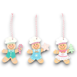 Star - Decorazione Natalizia - Chef - 9x11 - 108068