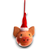8 Palline con Capello - Maiale e Koala - 8 cm - PL-67281