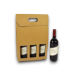 20 Scatole 3 Bottiglie - Avana - 41x27x9 cm